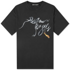 Palm Angels Men's Match Logo T-Shirt in Black