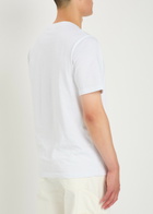 Les Deux Italian Logo-print Cotton T-shirt White