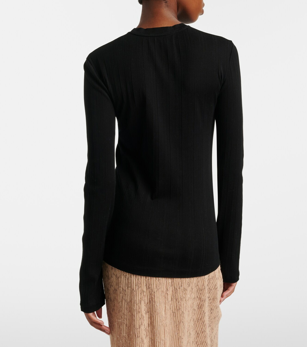 The Row Dantea cotton jersey top