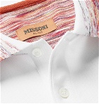 Missoni - Space-Dyed Cotton-Piqué Polo Shirt - Men - White