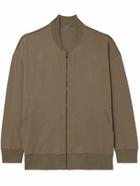 Hanro - Natural Living Cotton-Blend Jersey Track Jacket - Neutrals