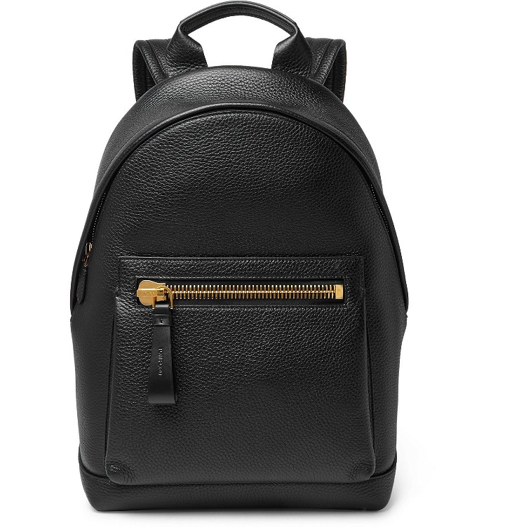 Photo: TOM FORD - Full-Grain Leather Backpack - Black