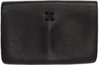 Guidi Black Leather Card Holder