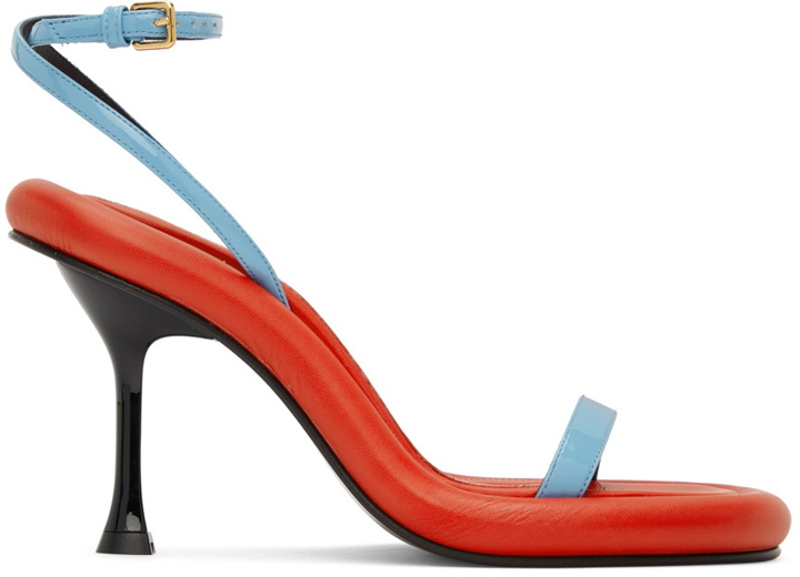 Photo: JW Anderson Red Bumper Heeled Sandals