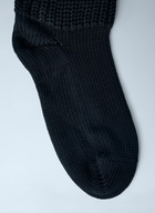 Moncler + Rick Owens Ribbed Knit Knee-High Socks