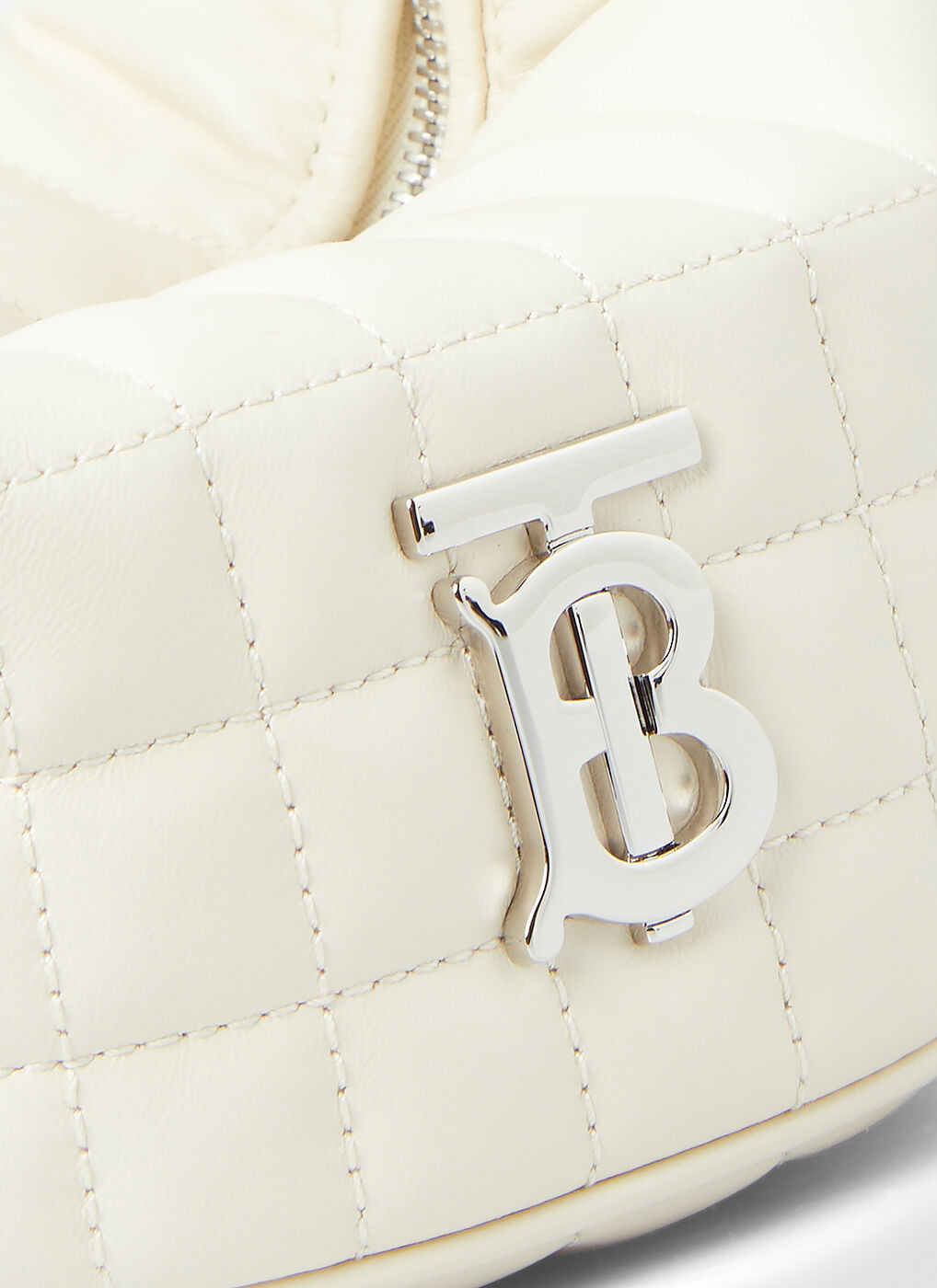 Burberry Lola Quilted Crescent Shoulder Bag