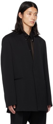 Jil Sander Black Tailored Blazer