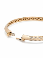 Harwell Godfrey 18K Yellow Gold Knife Edge Diamond Bracelet