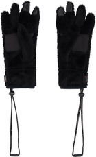 and wander Black High Loft Fleece Gloves