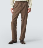 Sunspel Cotton and linen straight pants