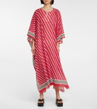 Dries Van Noten - Striped cotton voile kaftan