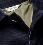 Aspesi - Cotton-Corduroy Overcoat - Blue