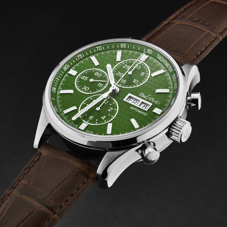 Paul Picot Gentleman Blazer Chronograph Automatic Green Dial Mens