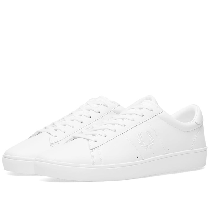 Photo: Fred Perry Spencer Leather Sneaker White