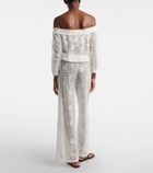 Melissa Odabash Tully crochet cotton-blend jumpsuit