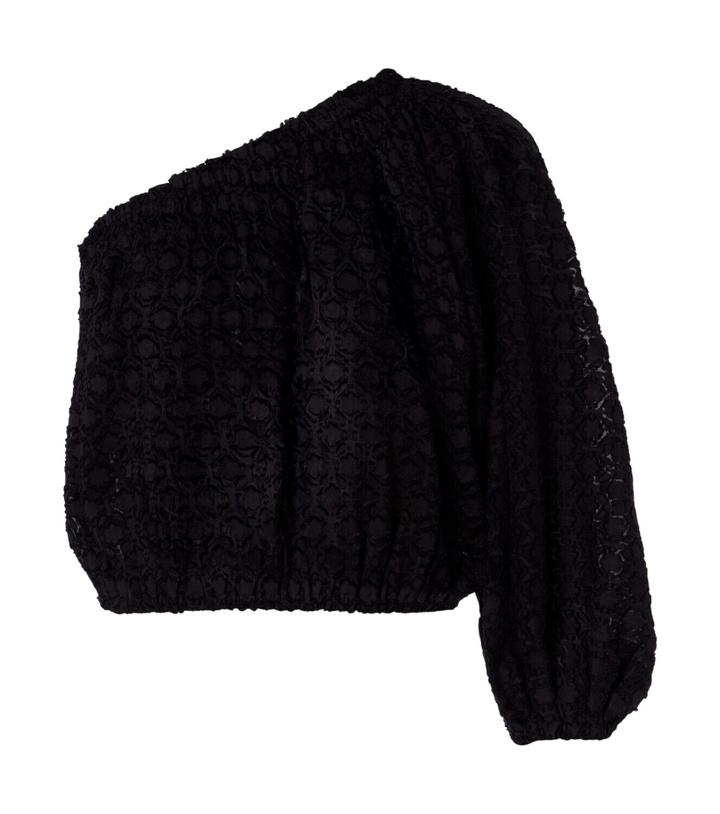 Photo: Eres Twist one-shoulder silk and cotton jacquard top