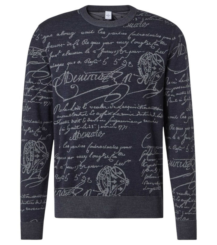 Photo: Berluti Scritto wool sweater