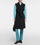 Joseph Garance wool and cashmere wrap coat