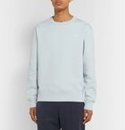 Acne Studios - Fairview Fleece-Back Cotton-Jersey Sweatshirt - Sky blue