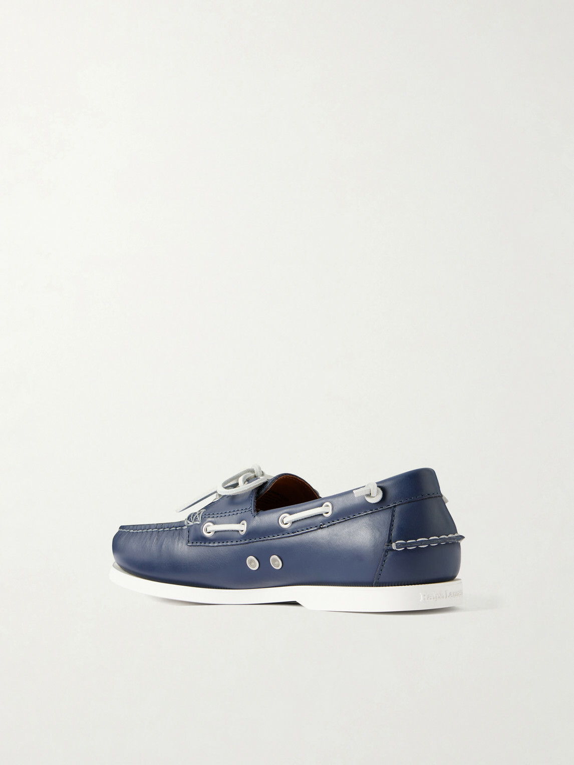 Polo Ralph Lauren - Merton Leather Boat Shoes - Blue