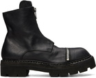 Guidi Black GRTR Zip Up Boots