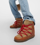 Isabel Marant Nowles leather snow boots
