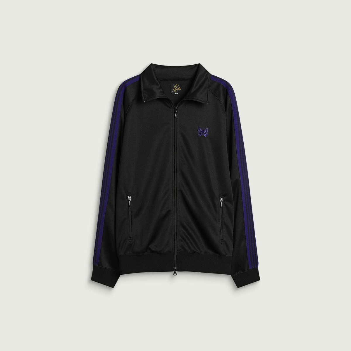 Needles Men's Poly Smooth Track Jacket in Black