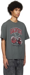 GANNI Gray Cherry T-Shirt