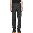 Bottega Veneta Grey and Navy Moto Trousers