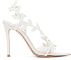 Gianvito Rossi White Flavia Heeled Sandals