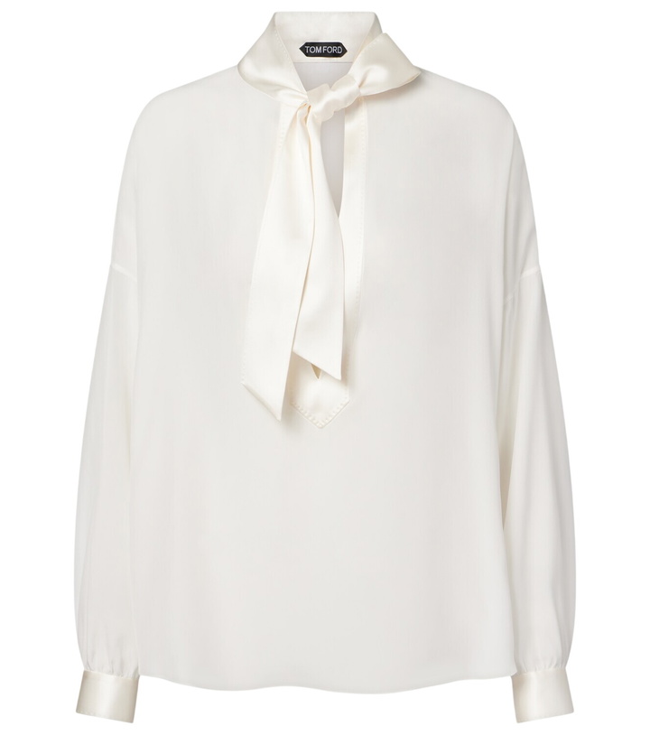 Photo: Tom Ford Silk crêpe de chine blouse