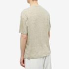 YMC Men's Triple T-Shirt in Ecru-Brown