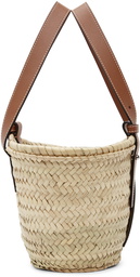 Loewe Beige & Navy Basket Tote