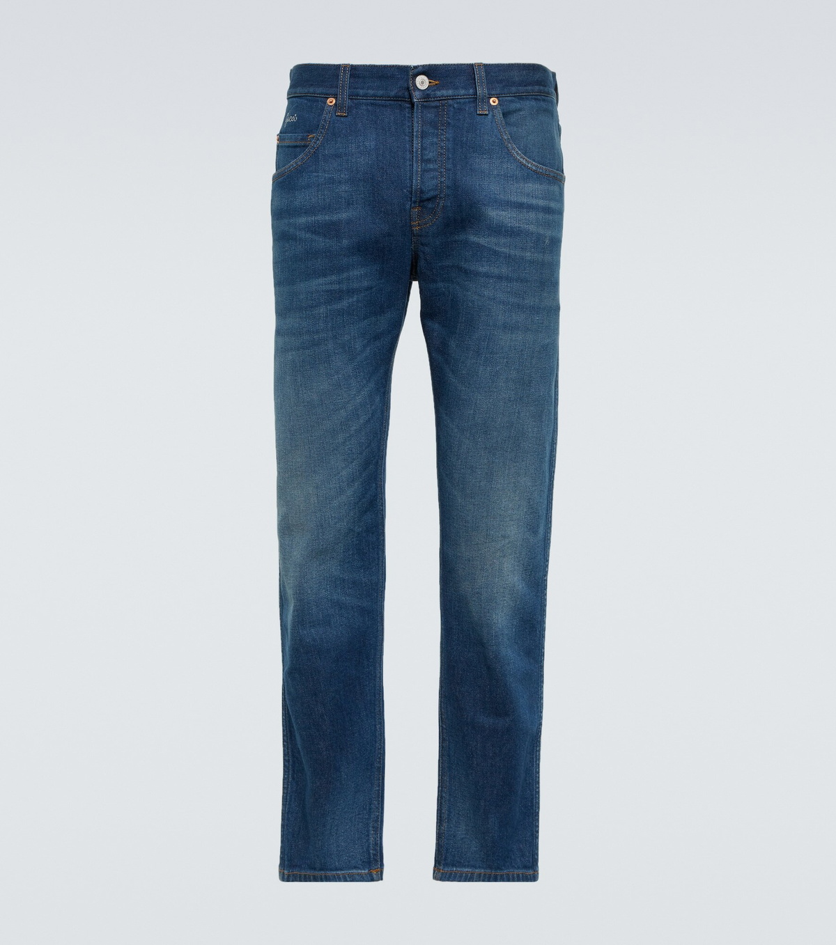Gucci - Mid-rise tapered jeans