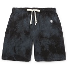 Todd Snyder Champion - Tie-Dyed Loopback Cotton-Jersey Shorts - Black
