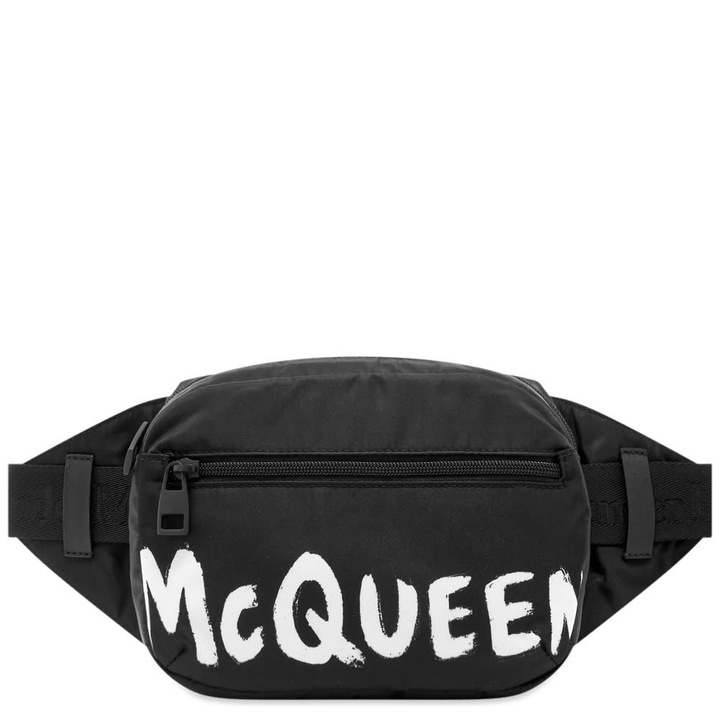 Photo: Alexander McQueen Graffiti Logo Waist Bag