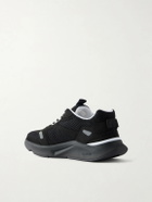 Valentino Garavani - Demivee Suede-Trimmed Mesh Sneakers - Black