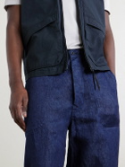 OrSlow - U.S. Navy Straight-Leg Linen Trousers - Blue