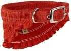 Gauntlett Cheng SSENSE Exclusive Red Linear Elastic Collar