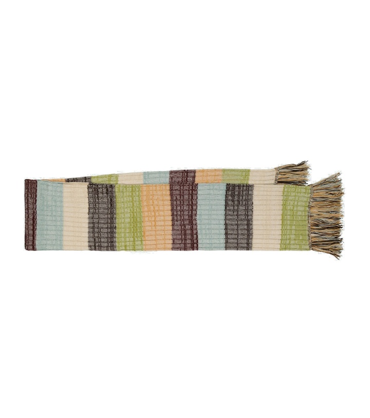 Photo: The Elder Statesman - Oasis striped blanket scarf