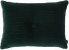 HAY Green Velvet Dot Cushion
