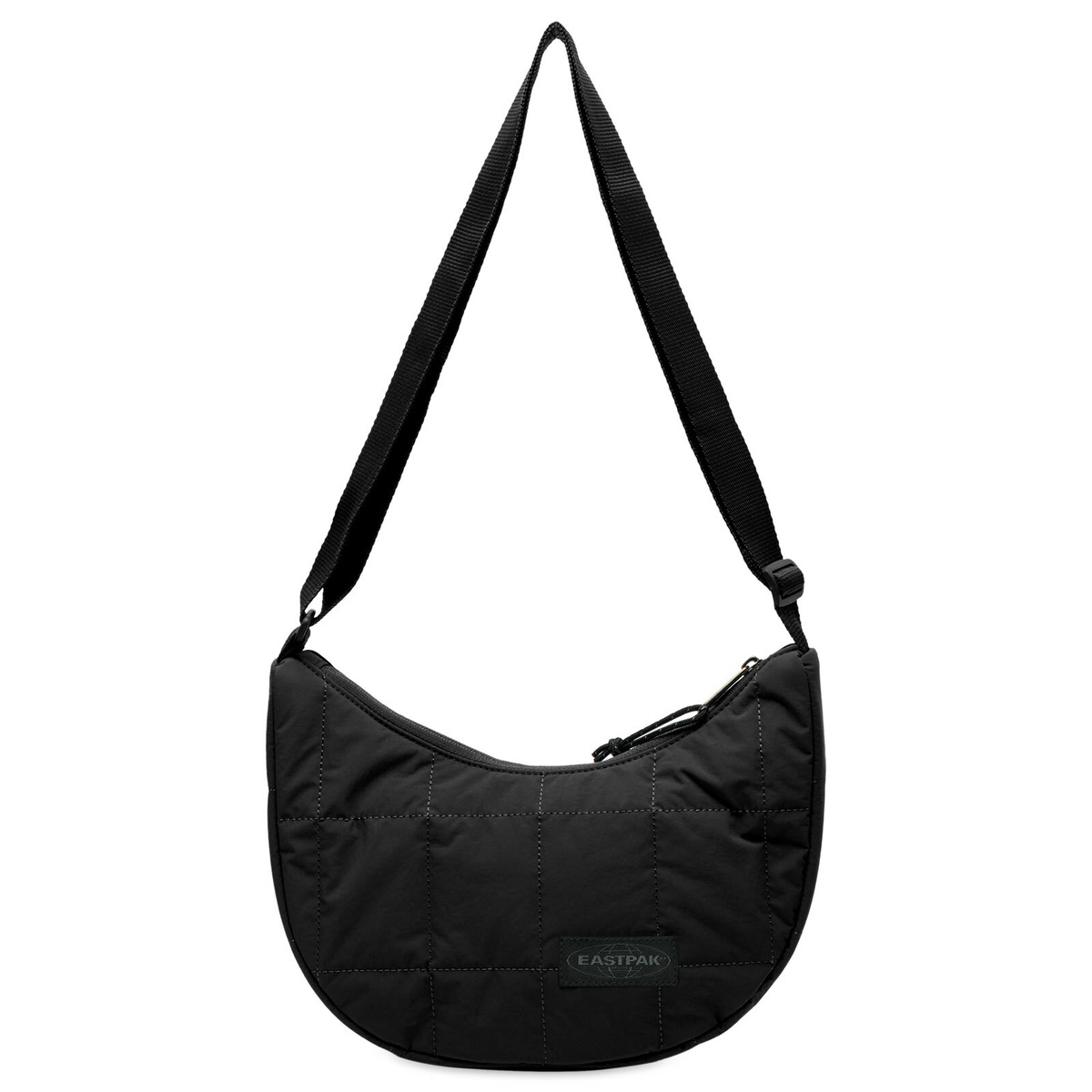 Eastpak Half Moon Cross Body Bag in Puff Checks Black 