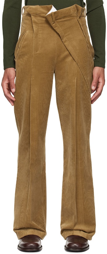 Photo: Situationist SSENSE Exclusive Beige Trousers