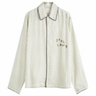 Soulland Men's Tyra Overshirt in Off White Multi