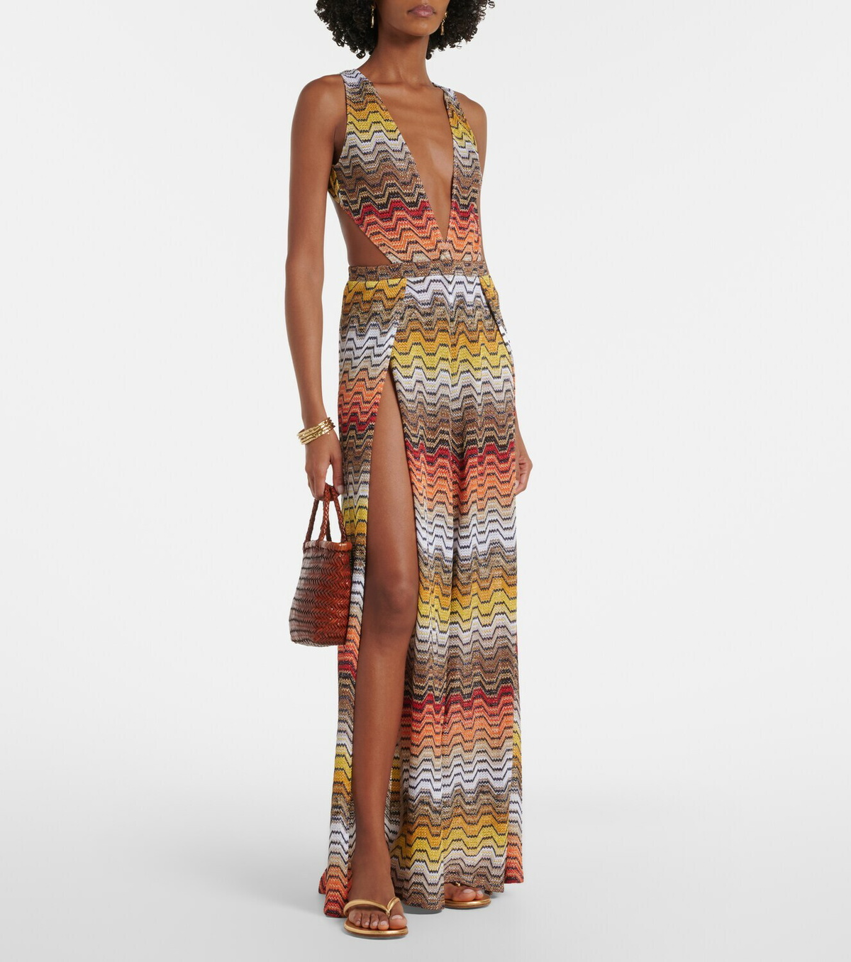 Missoni Wave lamé jumpsuit