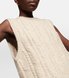 Toteme - Cable-knit alpaca-blend sweater vest