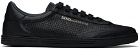 Dolce&Gabbana Black Saint Tropez Calfskin Sneakers