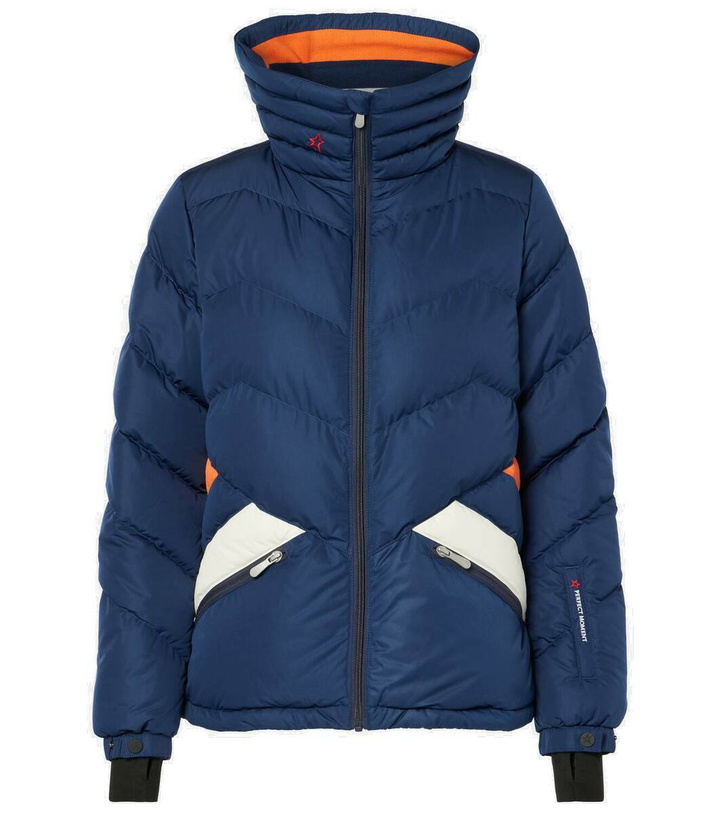 Photo: Perfect Moment Duvet houndstooth down ski jacket