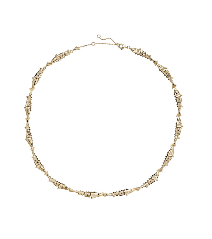 Photo: Yvonne Léon Marlin 9kt gold necklace with diamonds