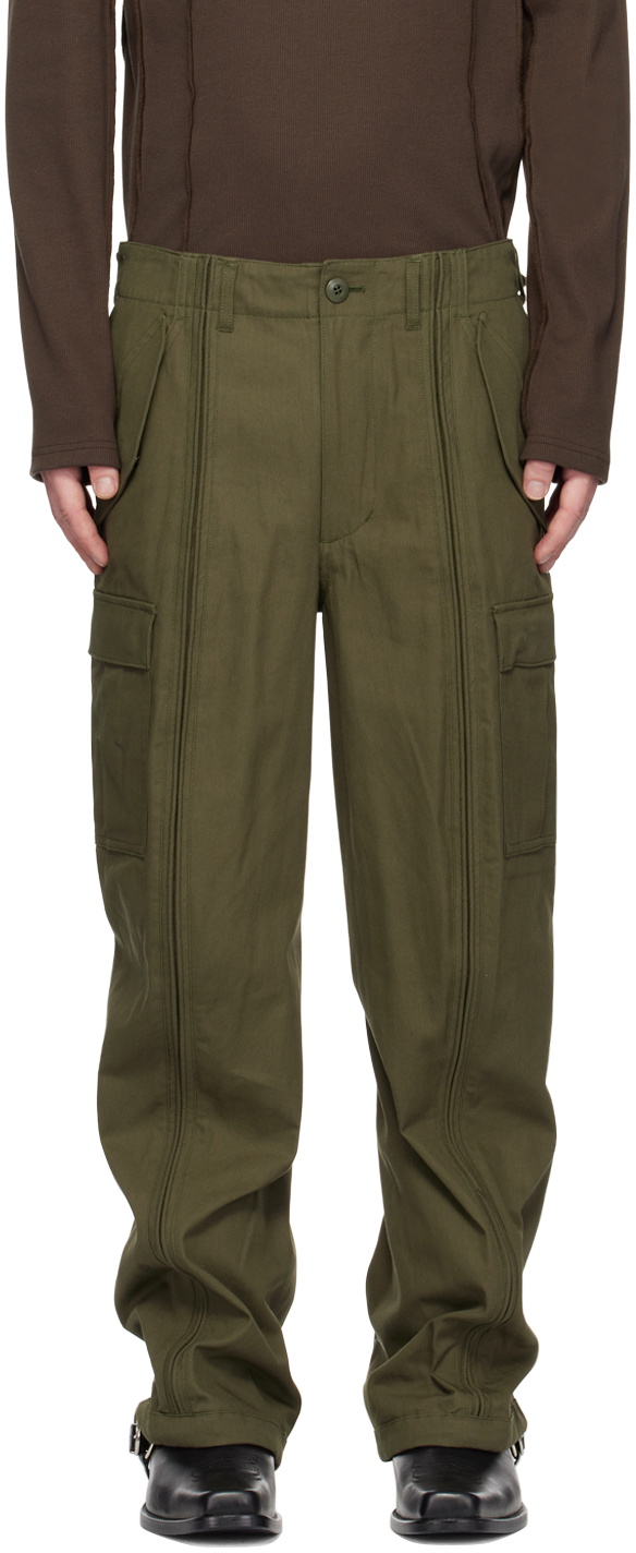 NVRFRGT Khaki Four-Pocket Cargo Pants